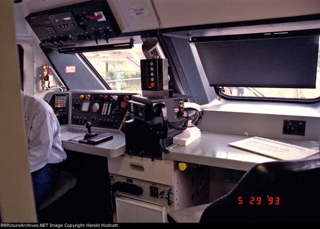 AMTK 2511, cab car on display